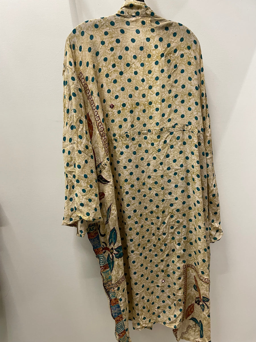 Silk Dreamweaver Kimono #177 by Kantha Bae