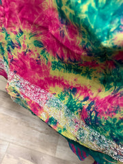 Crepe Sari Moonchild Slip Dress #185 by Kantha Bae