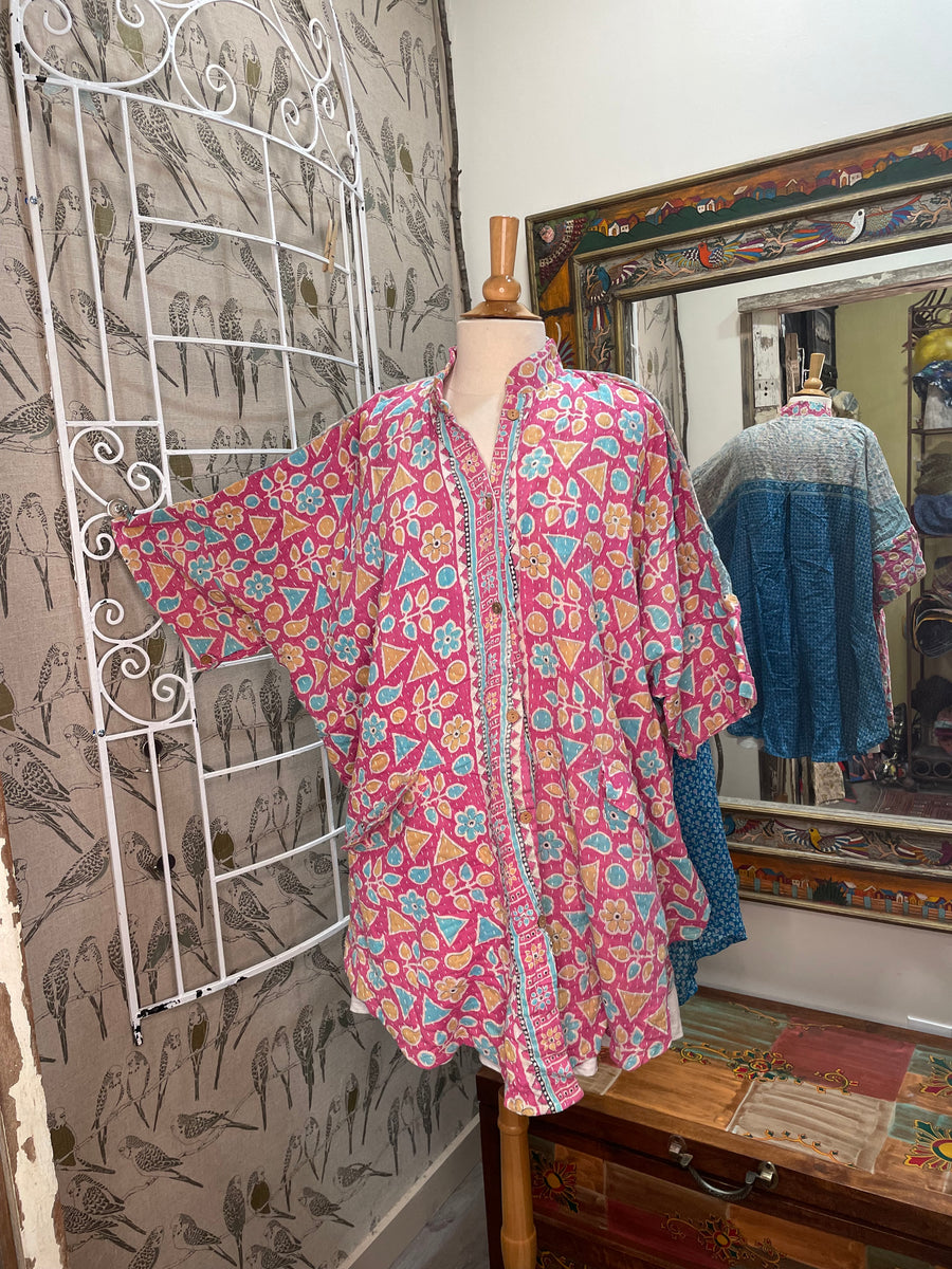 Pareo Kantha Free To Be Button Down #47 by Kantha Bae
