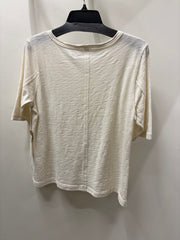 Cotton Slub Seamed Elbow Tee by Escape