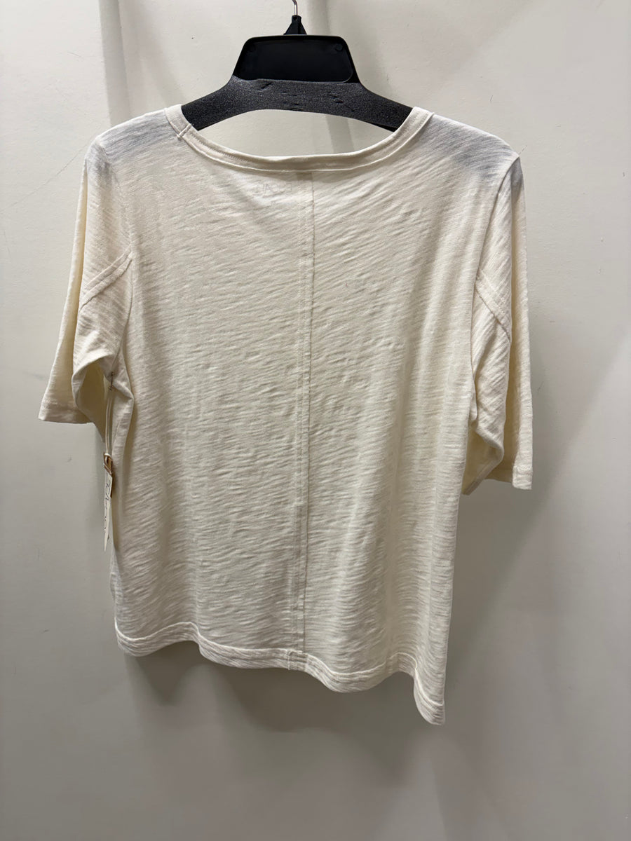 Cotton Slub Seamed Elbow Tee by Escape
