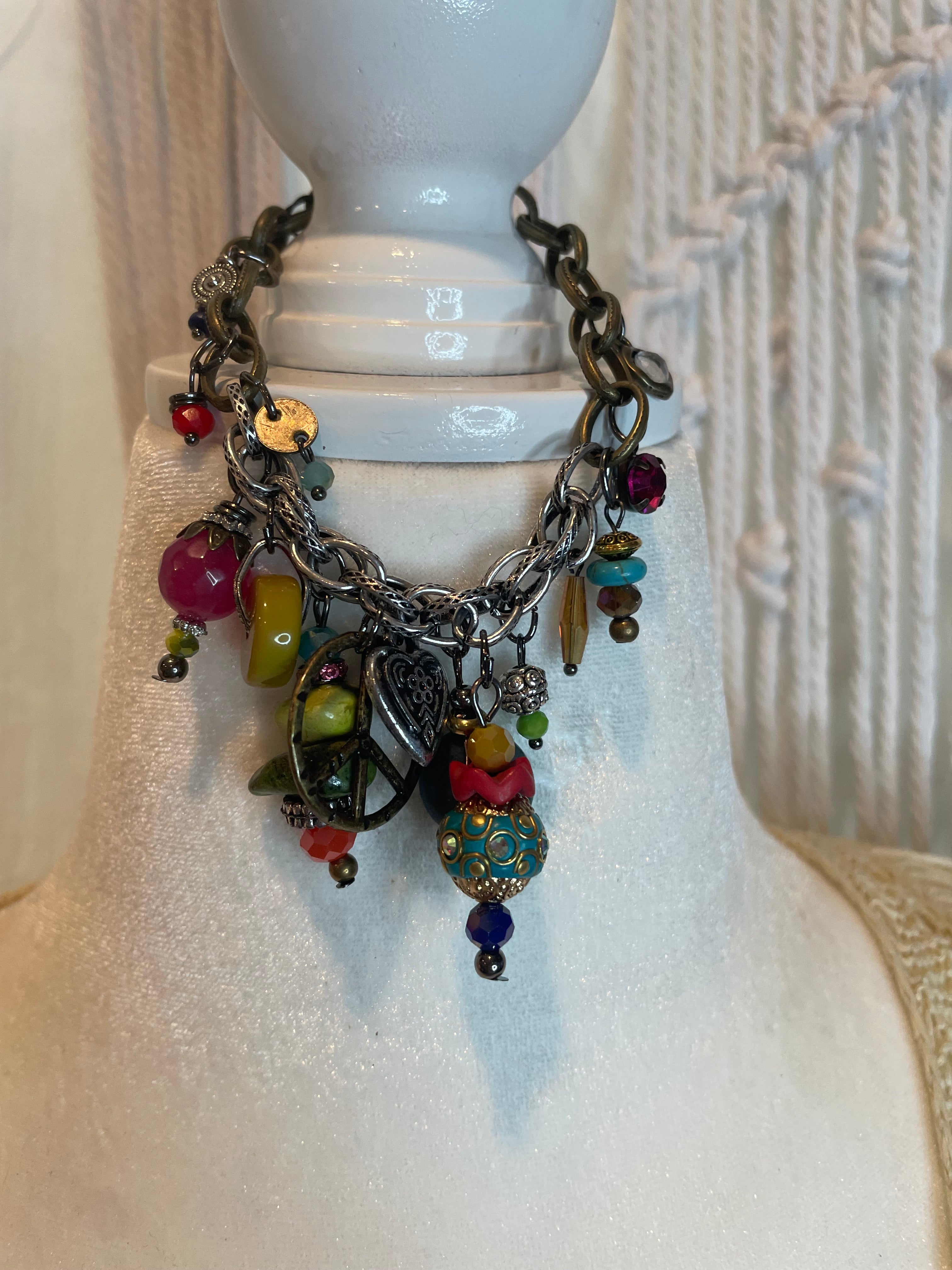 Peace Charm Bracelet