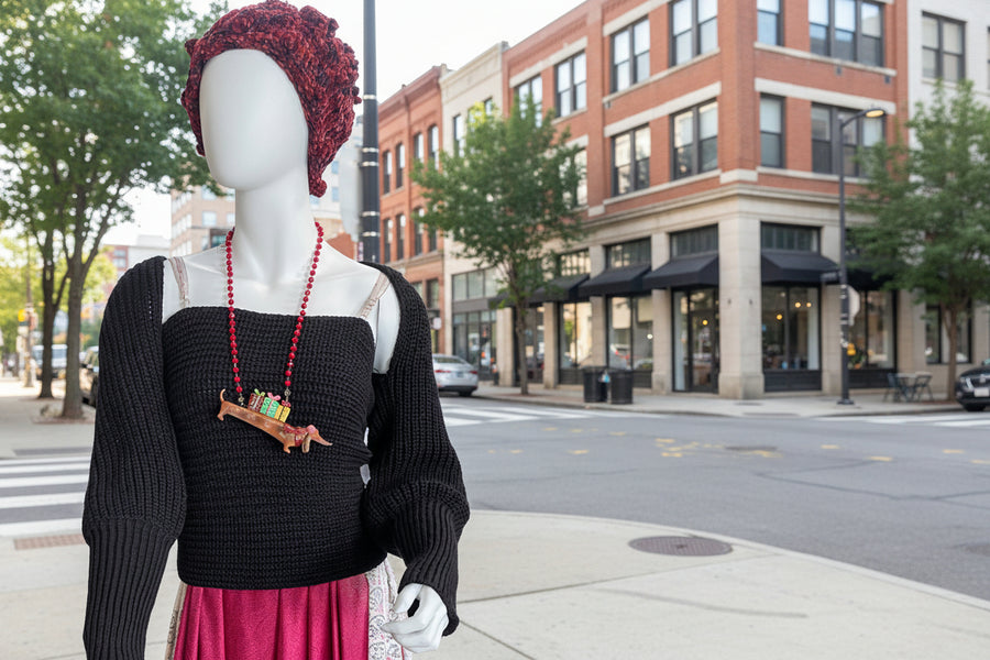 Dachshund Presents Necklace by Gina Robin Boutique