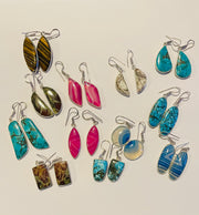 Stone Drop Earrings