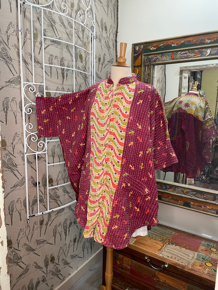 Pareo Kantha Free To Be Button Down #162 by Kantha Bae