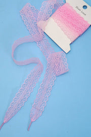 CHANTILLY LACE RIBBON BOW PAIR SHOE LACES Robin Boutique