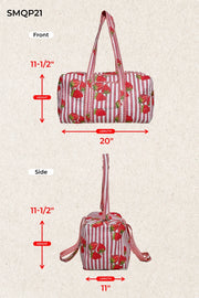 Front Pocket Quilted Adjustable Strap Bag by POL
