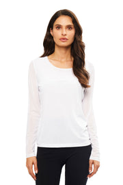 Sheer Mesh Layering Shirt by Adore 90452