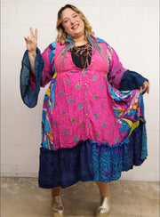 Crepe Silk Rhiannon Duster Dress #261 by Kantha Bae