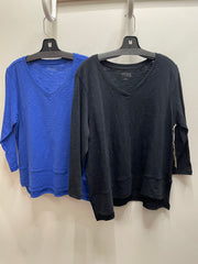 Cotton Slub Easy V Tee by Escape by Habitat 10041 Robin Boutique
