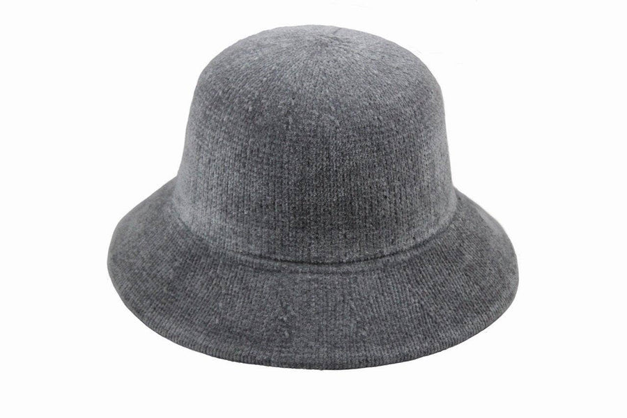 Large Brim Chenille Bucket Hat Winter