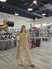 Mix Print Pants by The Paper Lace Robin Boutiuqe