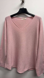 Italian One Size Cozy Comfy V-Neck Sweater