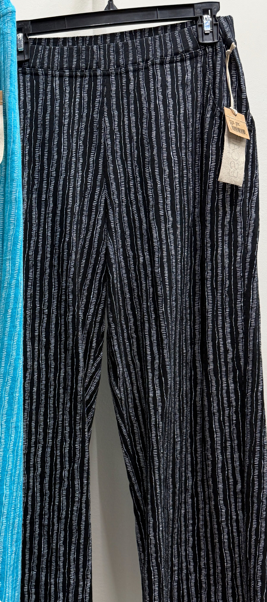 Bali Stripe Cotton Slub Pocket Flood Pant