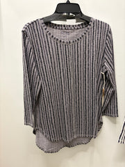 Cotton Slub Seamed High Low Tee by Escape