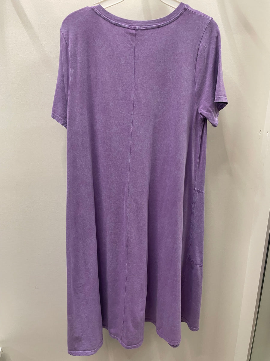 Vintage Wash Tee Shirt Dress by Doodles T307C