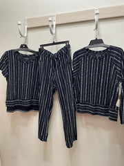 Driftwood Stripe Dockside Tee by Escape by Habitat 11520 Robin Boutique Driftwood Stripe Lookout Pullover by Escape by Habitat 11521 Robin Boutique
