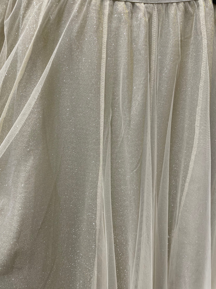 Sparkle Mesh Tulle Maxi Skirt by Origami