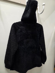 Fuzzy Mixed Media Jacket by Creations