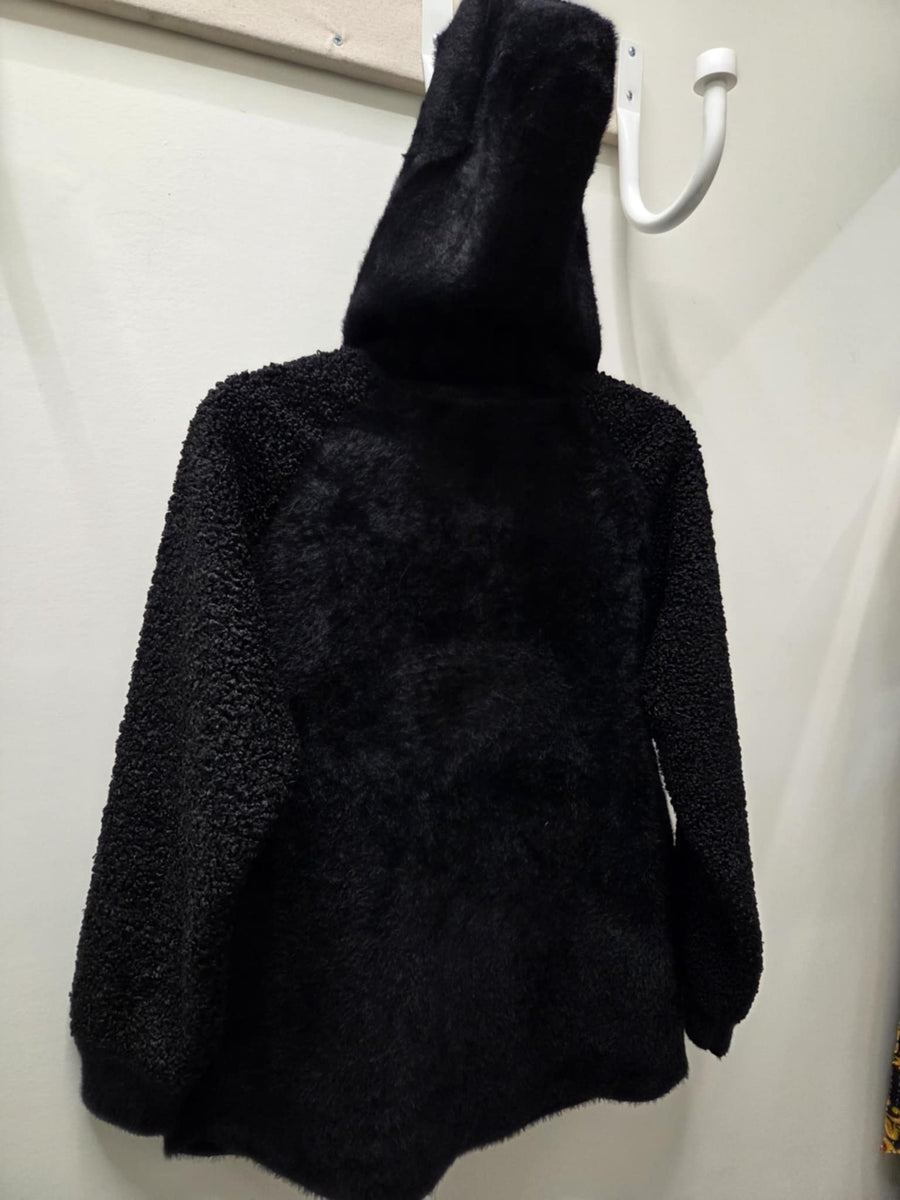 Fuzzy Mixed Media Jacket by Creations