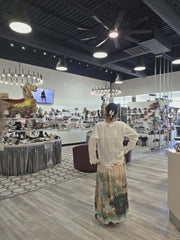 Linen Hem Detail Shrug by Paper Lace