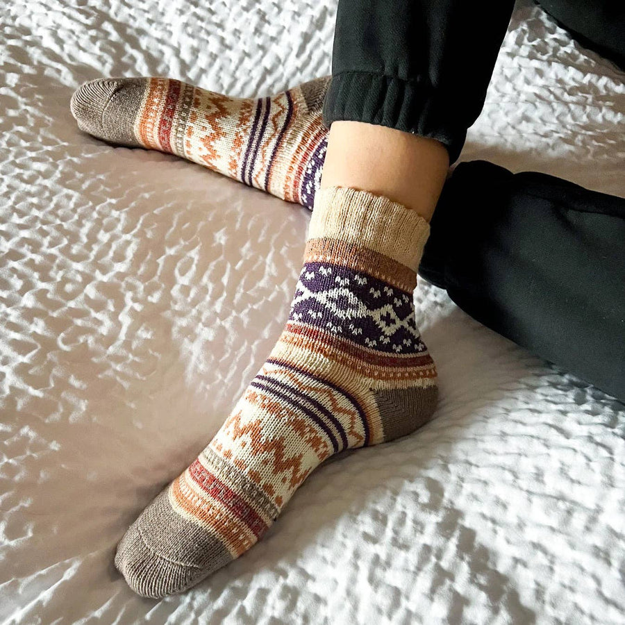 Eisley Retro Chevron Socks Robin Boutique