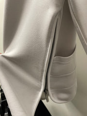 Feather Lux Knit Stitch Jacket by Olivia