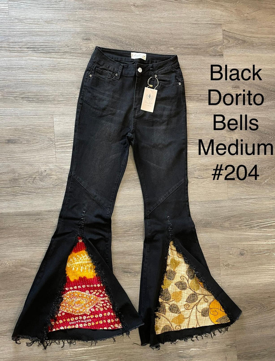 Upcycled Denim Dorito Bell by Kantha Bae - Robin Boutique-Boutique 