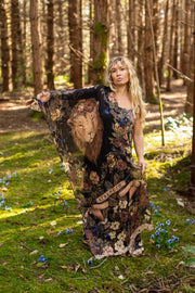 Lionheart Bohemian Scarf w/ botanicals & Narnia Print