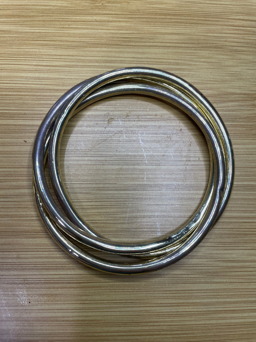 Triple Twist Bangle