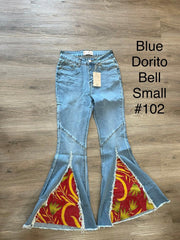 Upcycled Denim Dorito Bell by Kantha Bae - Robin Boutique-Boutique 