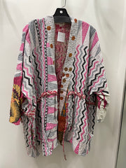 Kantha Shortie Kimono #16 by Kantha Bae