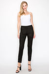 Annelise Stretch Suede Pants in Black by Joh Robin Boutique