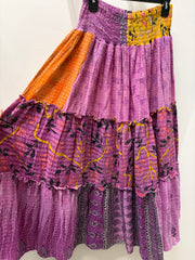 Pareo Kantha Monarch Maxi Skirt #134 by Kantha Bae