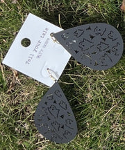 Filigree Skeleton and Ghost Theme Earrings - Robin Boutique-Boutique 
