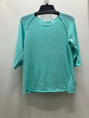 Short Sleeve Easy Raglan Sweater by Lulu-B