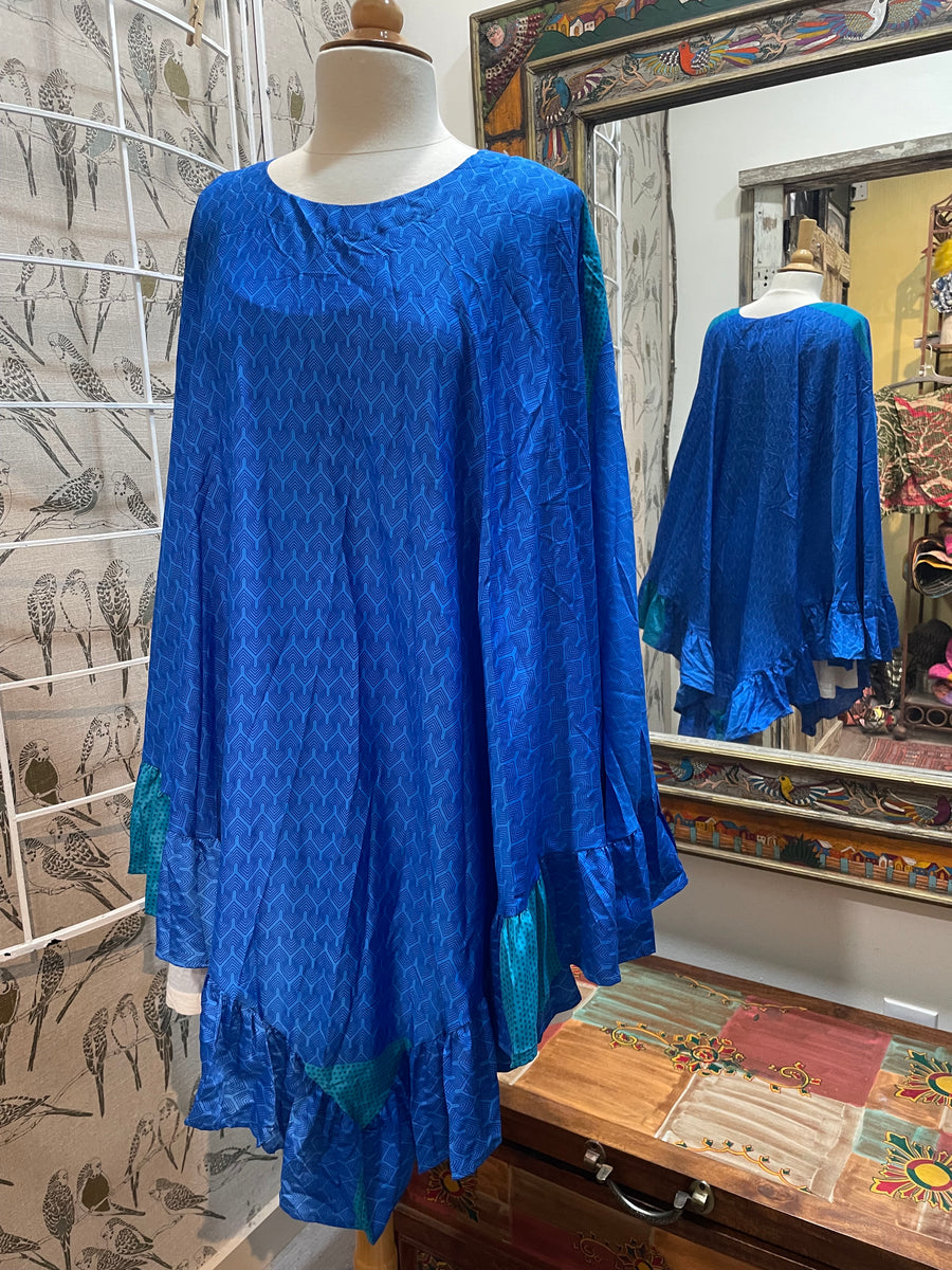 Silk Float Away Cape #015 by Kantha Bae