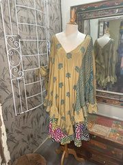Silk Float Away Cape #012 by Kantha Bae