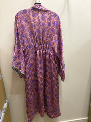Rasgulla Sari Ruched Dress #227 by Kantha Bae