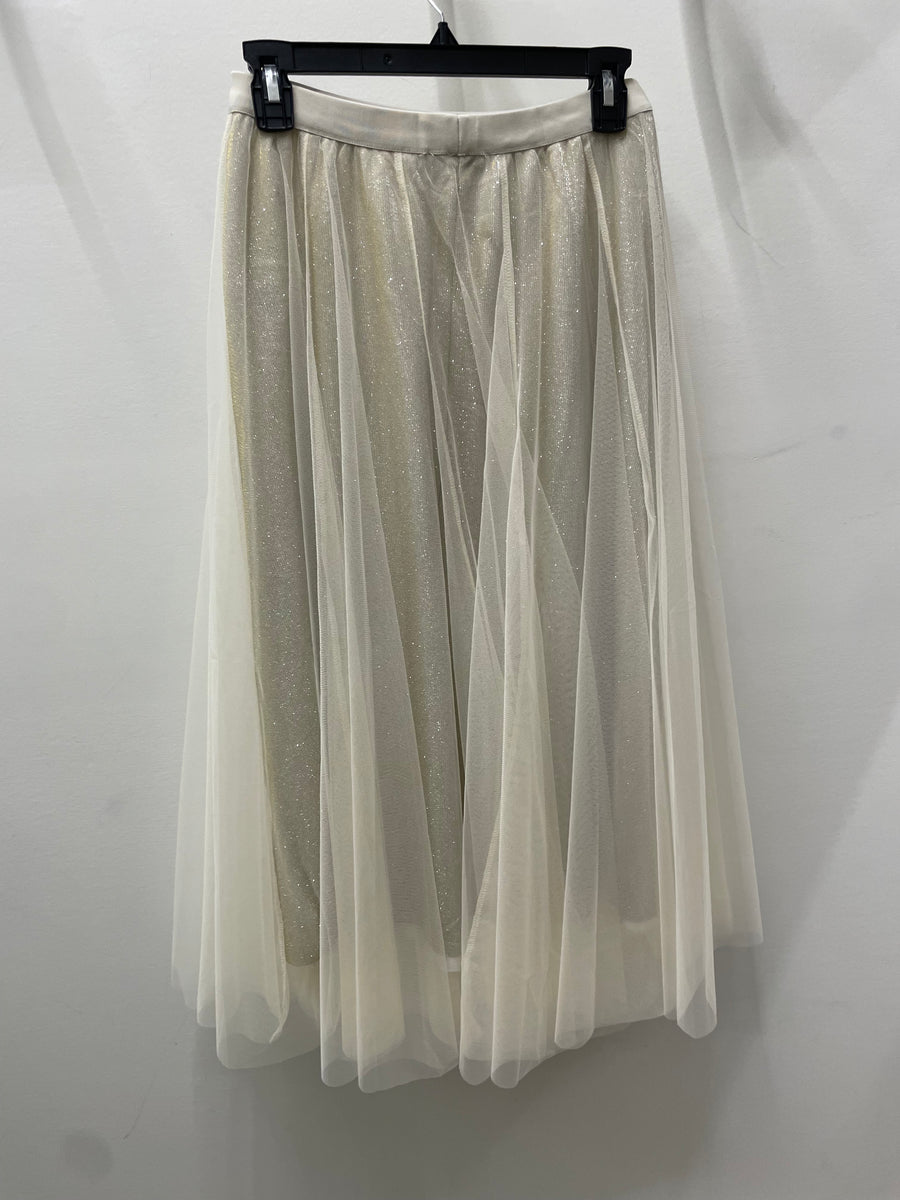 Sparkle Mesh Tulle Maxi Skirt by Origami