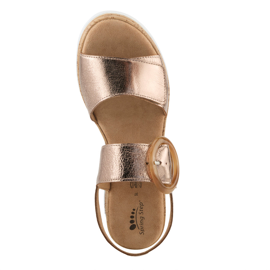 Spring Step ABARAH Leather Platform Sandal Shoe