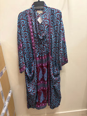 Rasgulla Sari Ruched Dress #177 by Kantha Bae