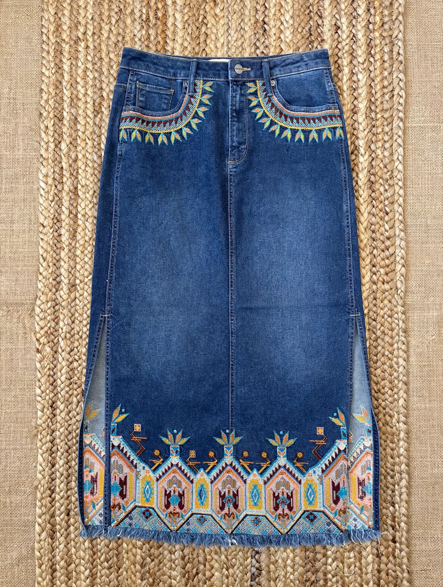 Svetlana Skirt in Canyon Craft by Driftwood Jeans
