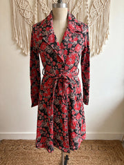 Patrona Coat in Jardinier Print by Effie's Heart