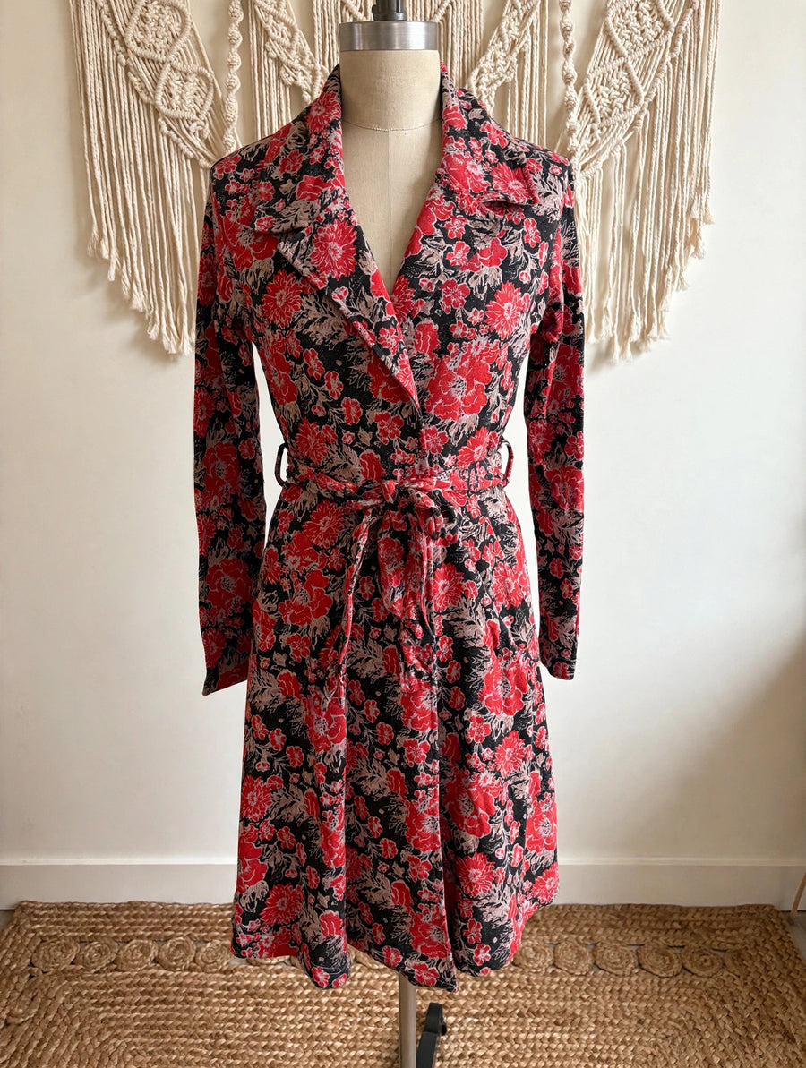 Patrona Coat in Jardinier Print by Effie's Heart