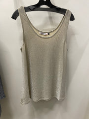 Sparkling Lurex Fabric Tank by Origami