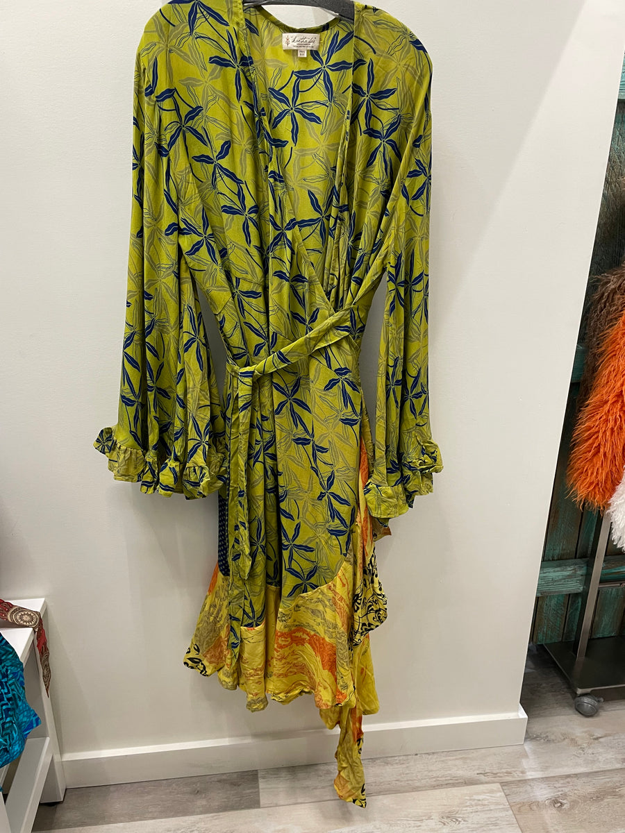 Flourish Wrap Dress #73 by Kantha Bae
