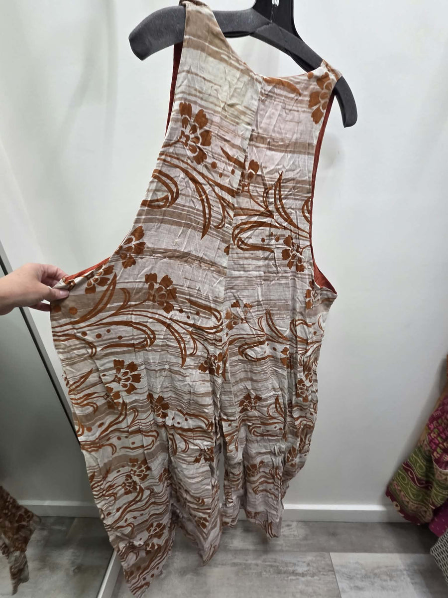 Duality Sari Harmony Wide Leg Jumpsuit #1045 by Kantha Bae