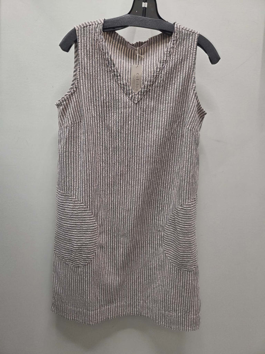 Blush Breeze Linen Shift Dress