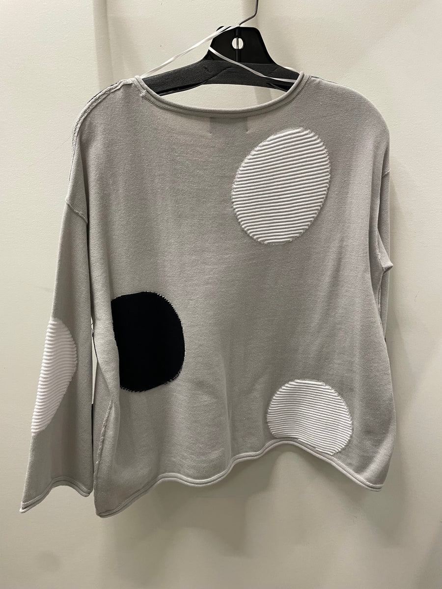 Full Circle Dot Pullover by Olivia
